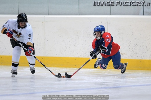 2012-10-13 Hockey Milano Rossoblu U12-Aquile Courmayeur 0274 Andrea Tulliani